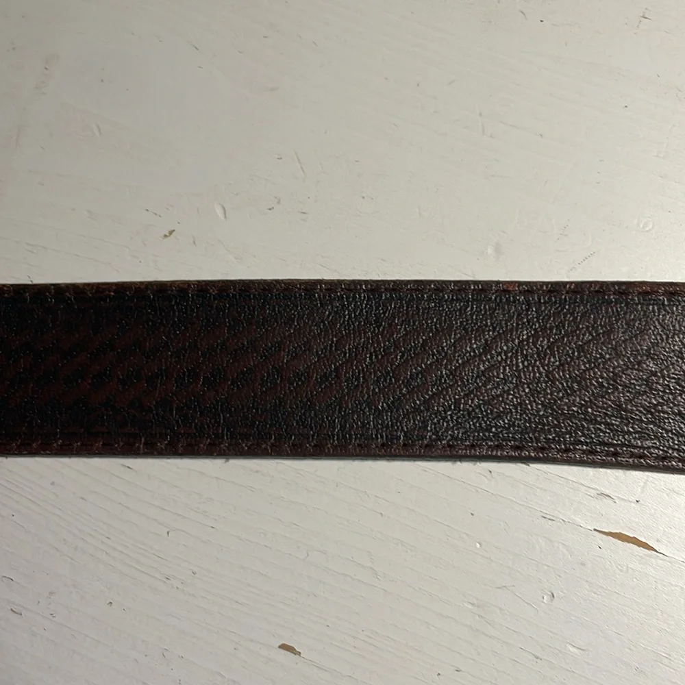Nacona Belt Company brown leather her Western belt size 40